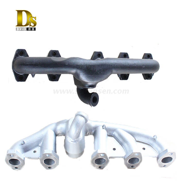 High-quality Ductile Iron Clay Sand Castings Exhaust Manifold for Agricultural Machinery