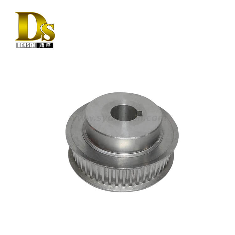 Densen Customized aluminum Precision Machining belt Pulley for Conveying equipment,aluminium machining component
