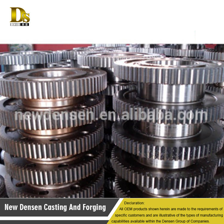China Custom Manufacturing Metal Steel Forging Spur Gears