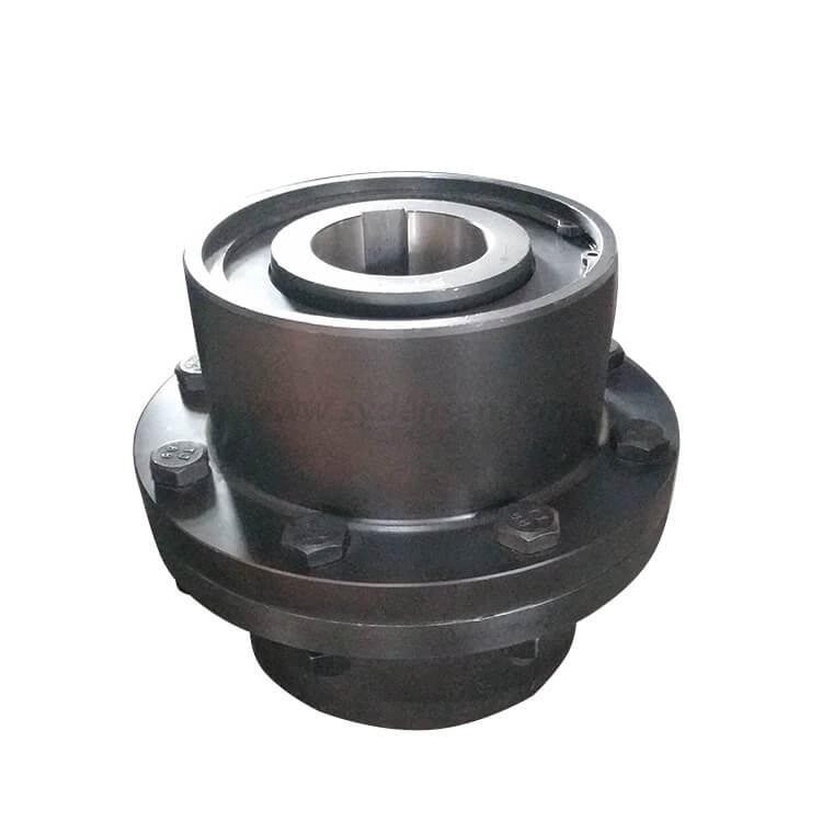 Densen customized GICLZ type gear motor shaft coupling,curved teeth