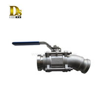 Fully Welded Stainless Steel Pneumatic / Electric Ball Valve Part