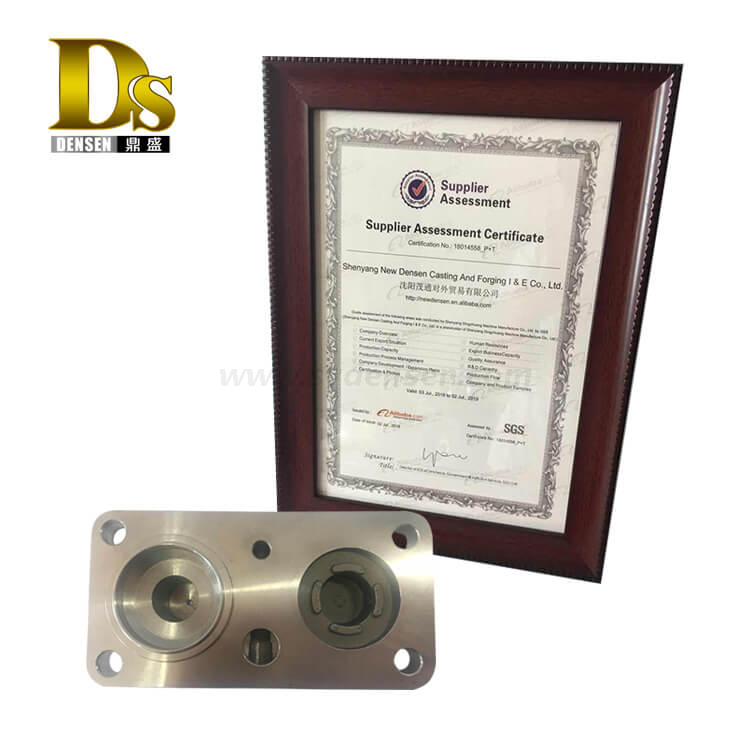 Densen Customized aluminum precision casting or die casting, precoated sand casting and machining cover for high speed rail