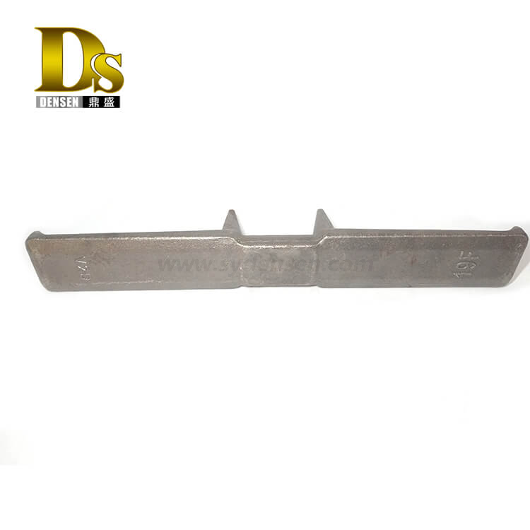 Densen Customized closed die forging Forged steel Core iron for crawler crane track pad