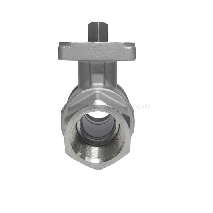Densen Customized 3 piece body extending reduced bore ball valve ball valve body of cast iron rosette irons of ball valve body