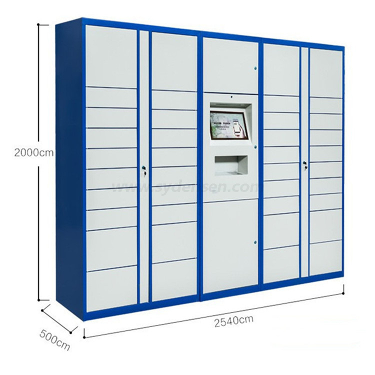 Densen Customized Self Service Parcel Delivery Lockers Intelligent Storage Digital Post Locker, Express cabinet