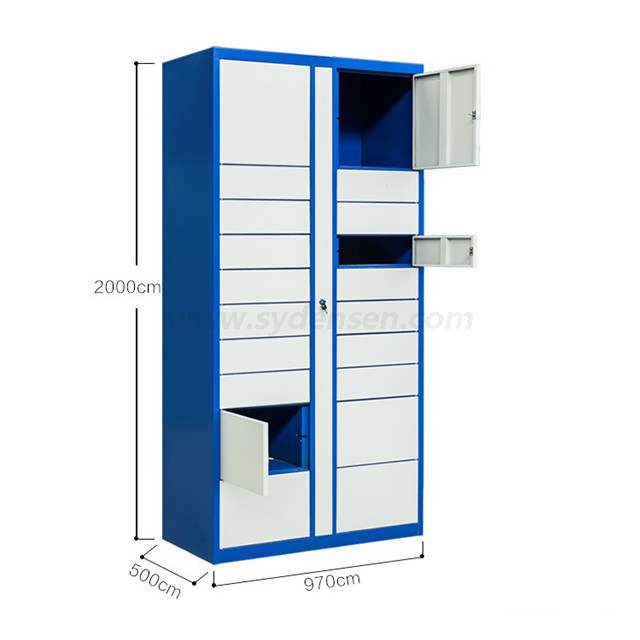 Densen customized Electronic parcel delivery smart coin bank luggage storage cabinet supermarket cabinet