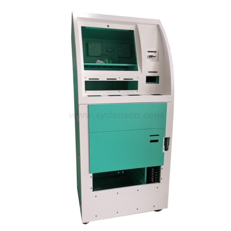 Densen customized Atm card skimmer inch automatic ordering self service touch screen payment kiosk with thermal printer