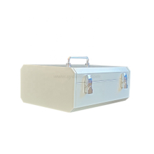 Densen customized Service Portable White Toolbox with Handle Oem Sheet Metal Fabrication