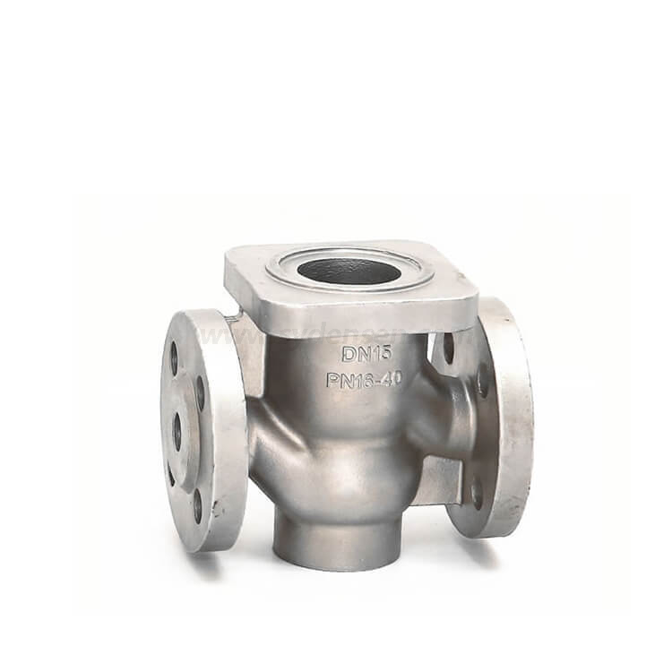 Densen Customized Casting Stainless Steel precision cast product DN40 Valve Body