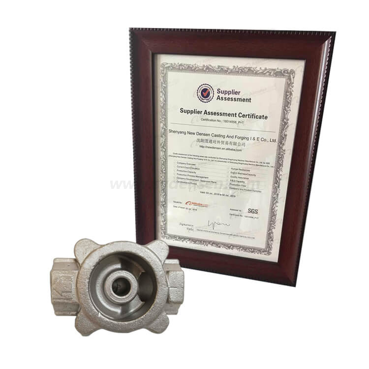 Densen Customized stainless steel 305 Silica sol investment casting Regulating valve body 