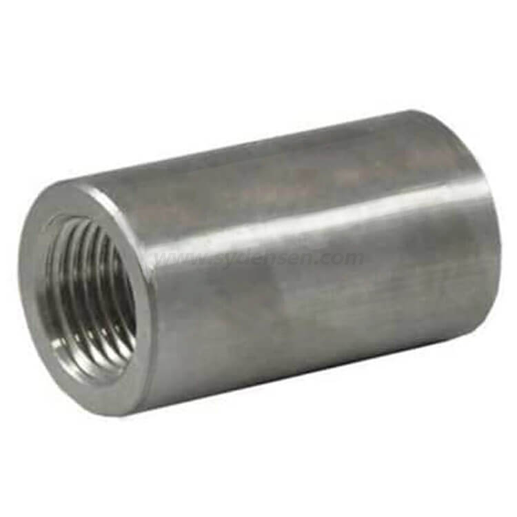 Densen customizedstainless steel forged pipe coupling stainless steel male threaded coupling stainless steel threaded coupling