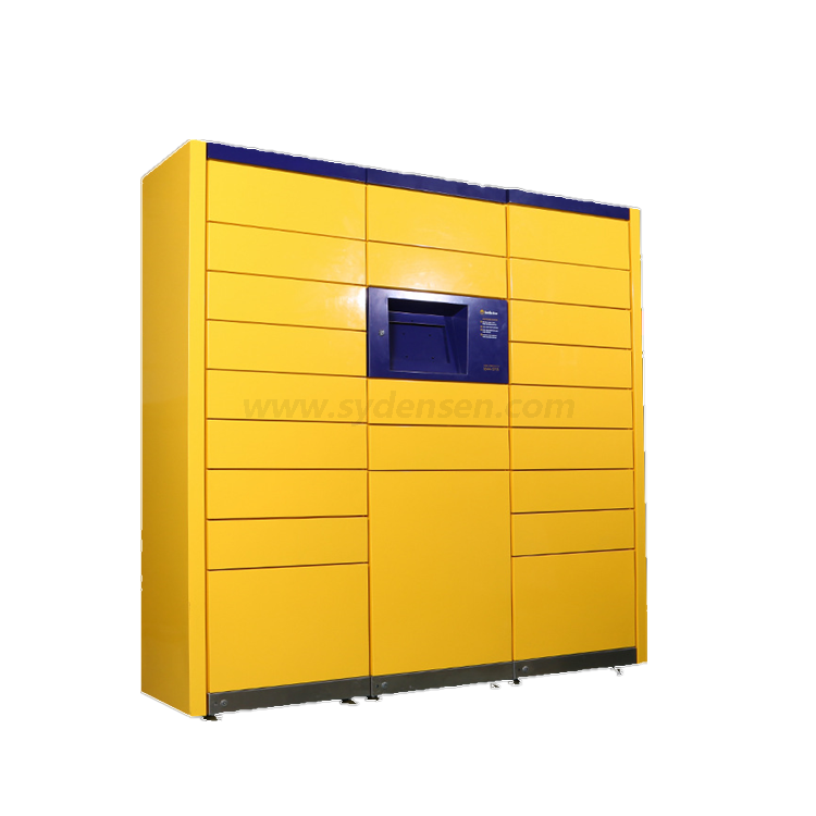 Densen Customized Automatic Access Integrated Smart Parcel Storage Cabinet, Steel Sheet Metal Parts