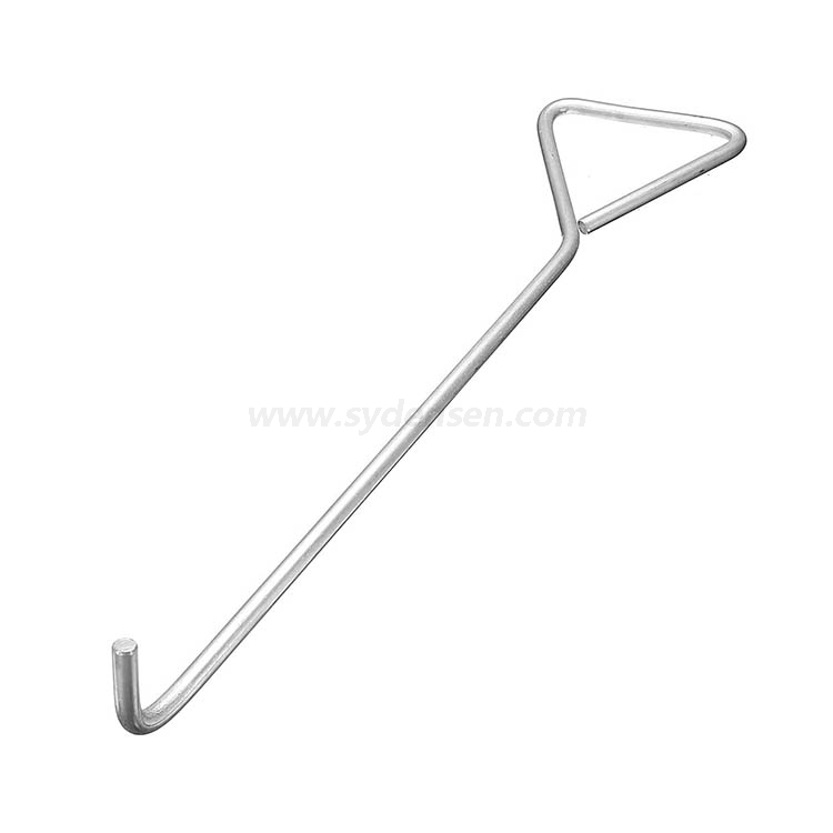 Densen customized Steel Manhole Cover Lifting Hook anti corrosion rust proof manhole hook