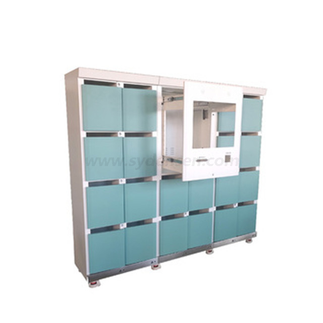 Densen customized Durable and fashionable outdoor logistics and distribution smart parcel lockers smart lockers